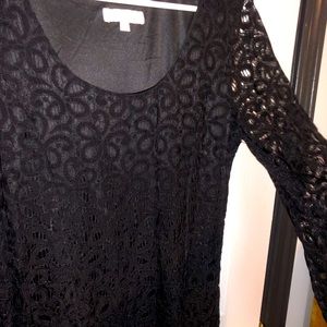 Black Lace Boutique Dress